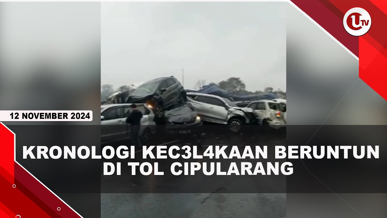 Kronologi Kecelakaan Beruntun di Tol Cipularang