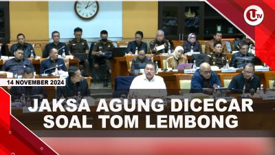 [VIDEO] Jaksa Agung Dicecar Habis-habisan DPR Soal Tom Lembong