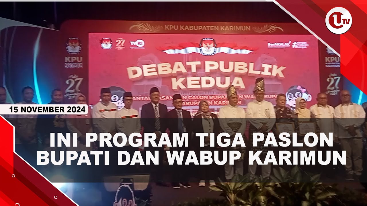 Visi Misi dan Program Paslon Bupati-Wakil Bupati Karimun