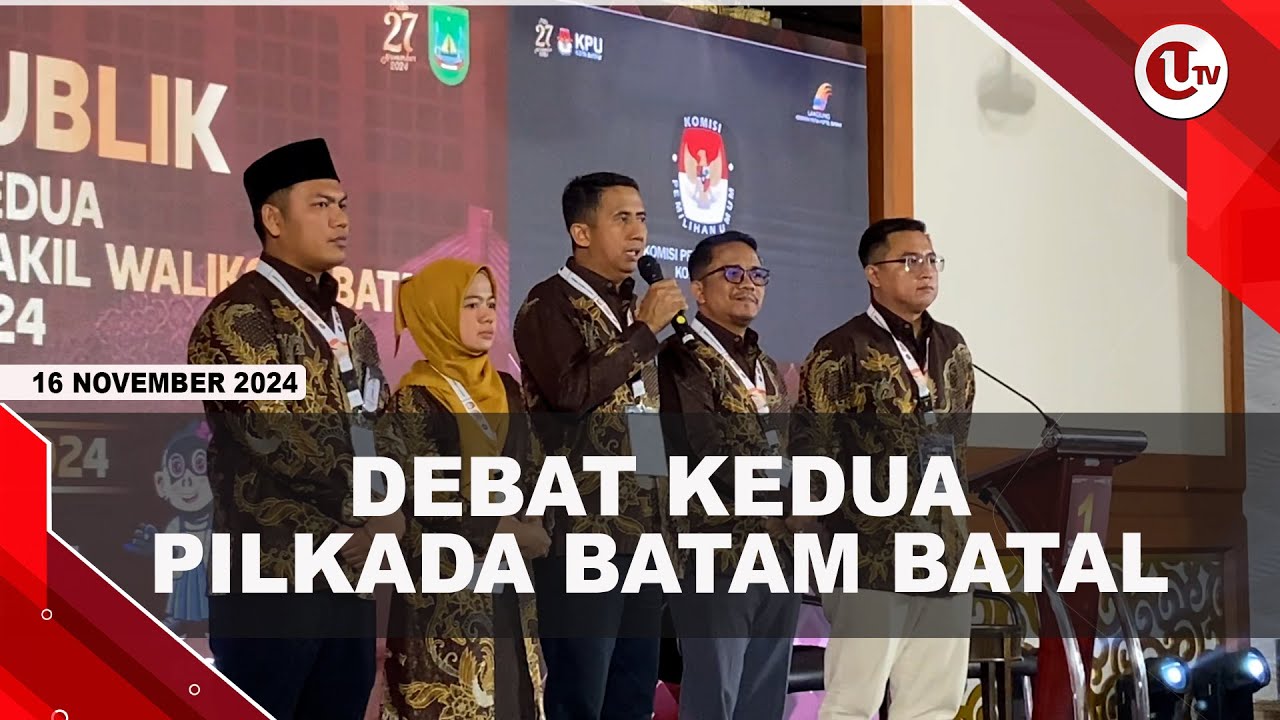 Debat Kedua Pilkada Batam Batal
