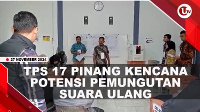 [VIDEO] Bawaslu Rekomendasi TPS 17 Pinang Kencana Pemungutan Suara Ulang