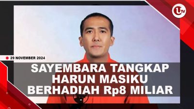 [VIDEO] Maruarar Buka Sayembara Tangkap Harun Masiku Berhadiah Rp8 Miliar