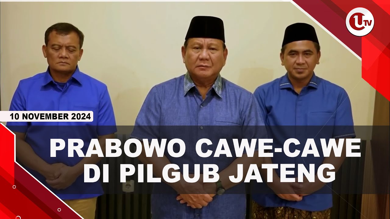 Prabowo Ajak Warga Pilih Ahmad Luthfi-Taj Yasin di Pilkada Jateng