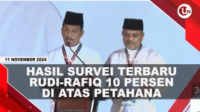 [VIDEO] Hasil Survei Terbaru, Rudi-Rafiq 10 Persen di Atas Petahana