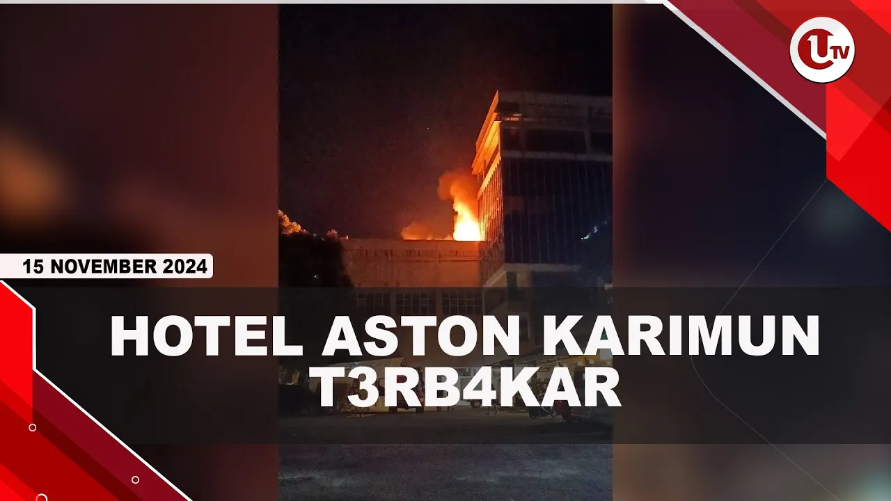 Lantai Lima Hotel Aston Karimun Terbakar