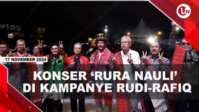 [VIDEO] Ribuan Warga Hadiri Kampanye Rudi-Rafiq Sekaligus Konser ‘Rura Nauli’