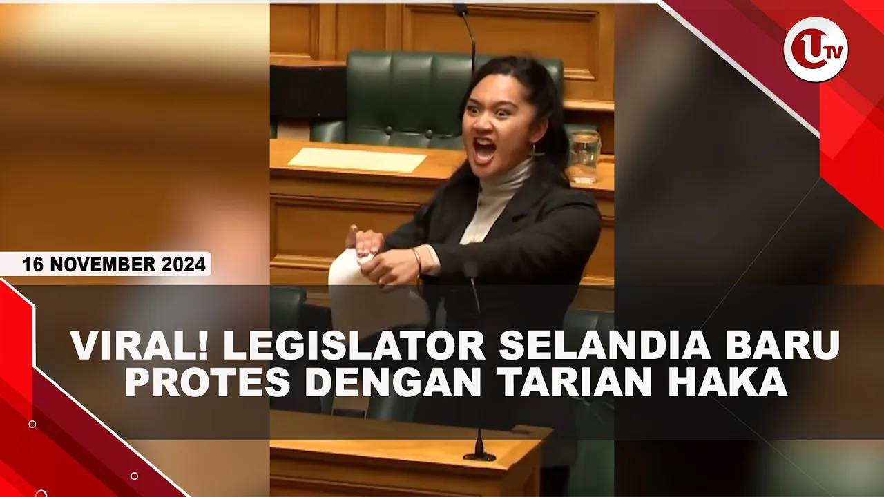 Anggota Parlemen Selandia Baru Protes RUU Kontroversial Dengan Tarian Haka
