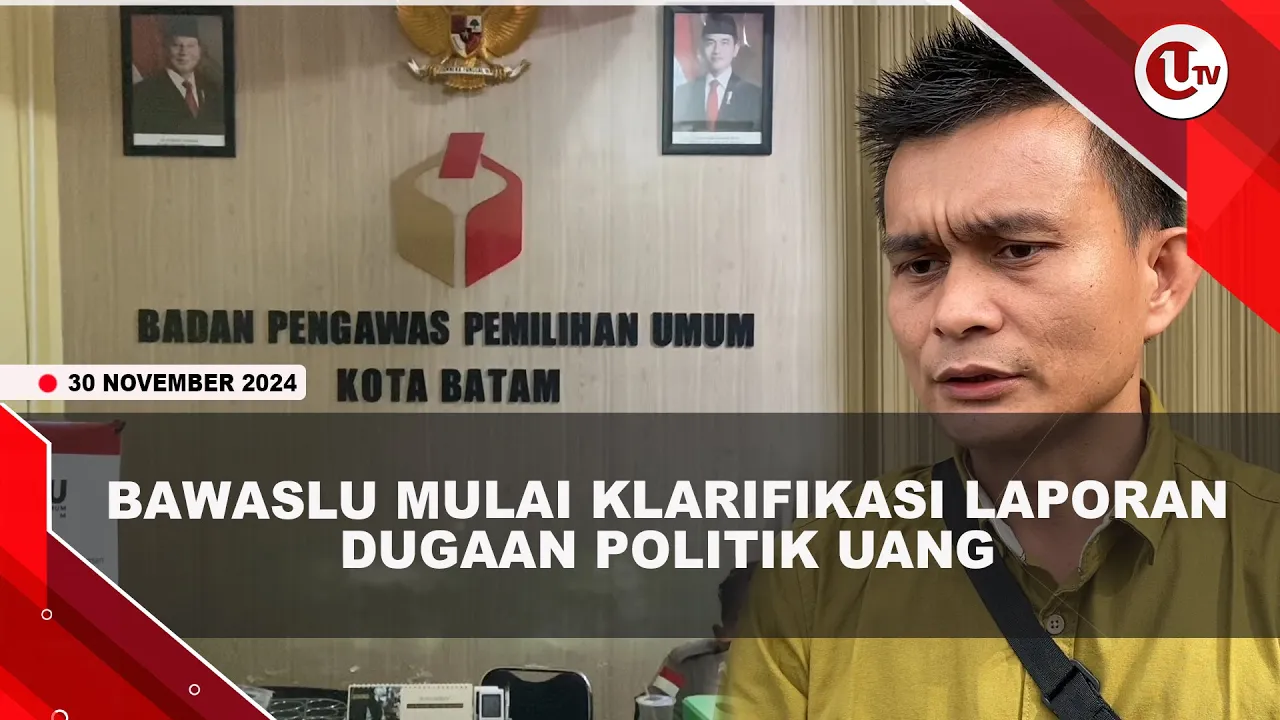 Bawaslu Mulai Klarifikasi Laporan Dugaan Politik Uang