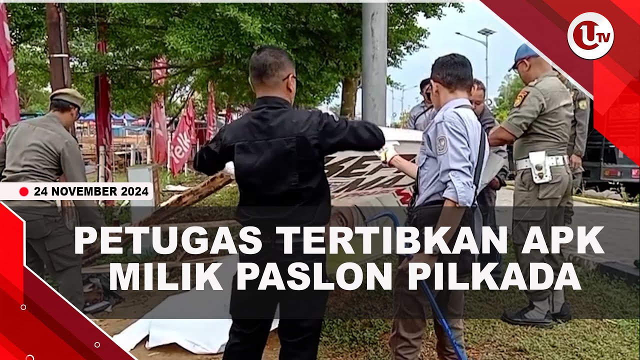 Memasuki Masa Tenang, 270 Petugas Tertibkan APK Milik Paslon Pilkada