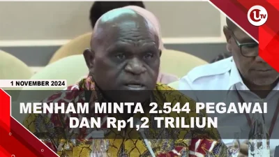 [VIDEO] Menteri HAM Minta Tambah 2.544 Pegawai Dan Rp1,2 Triliun