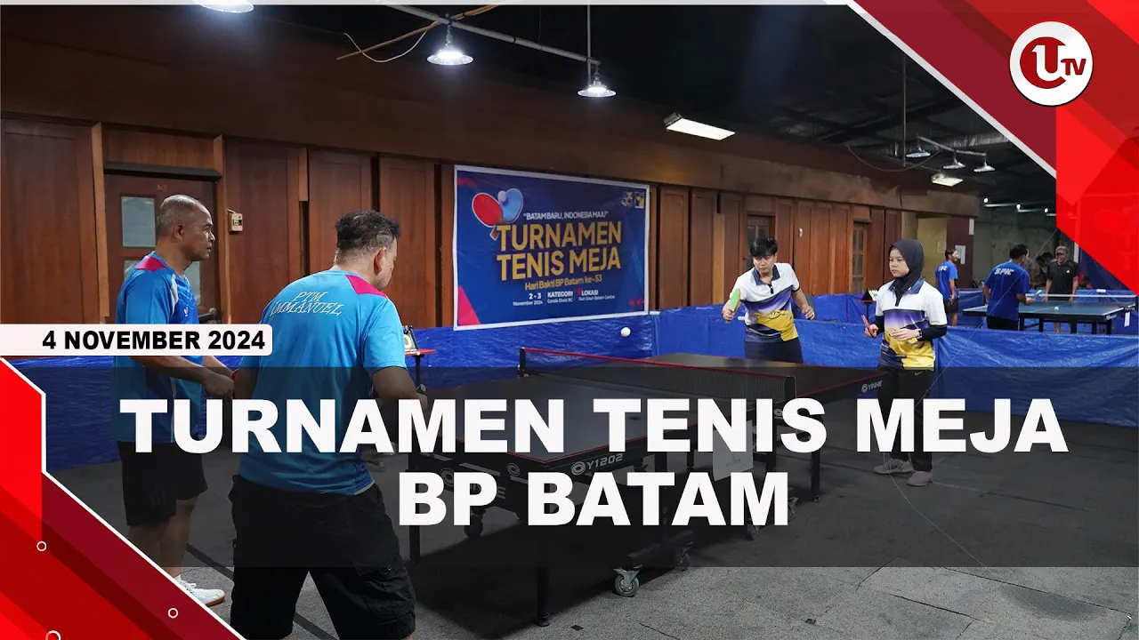 BP Batam Gelar Turnamen Tenis Meja Meriahkan Hari Bakti ke-53