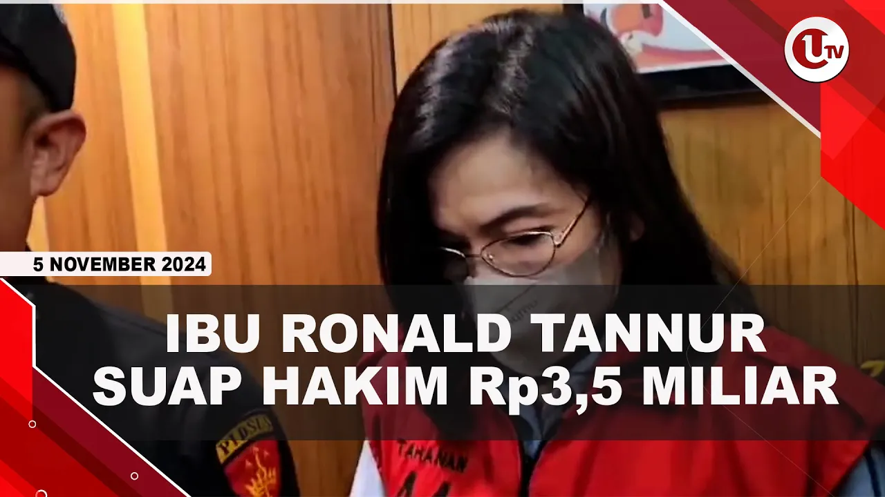 Ibu Ronald Tannur Ditetapkan Tersangka Suap Hakim