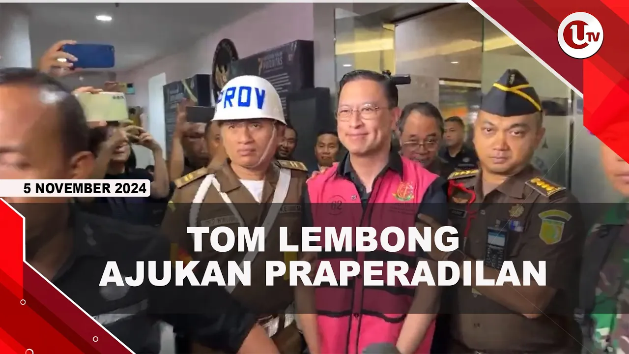 Dinilai Cacat Hukum, Tom Lembong Ajukan Praperadilan