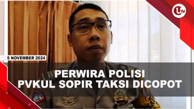 [VIDEO] Perwira Polda Maluku Pukul Sopir Taksi Dicopot