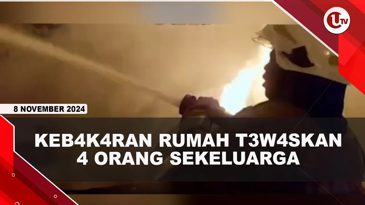 Kebakaran Rumah Tewaskan Satu Keluarga, Balita 3 Tahun Jadi Korban