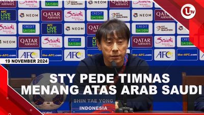 [VIDEO] Shin Tae Yong Yakin Timnas Indonesia Menang Atas Arab Saudi