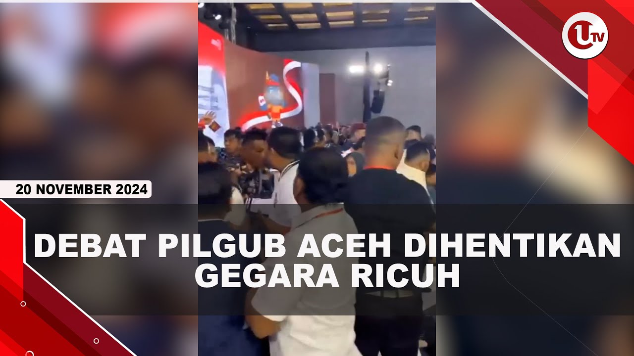 Debat Pilgub Aceh Ricuh Karena Masalah Mikrofon
