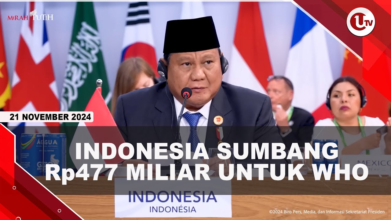 Prabowo Ungkap Akan Sumbang Rp477 Miliar Untuk WHO