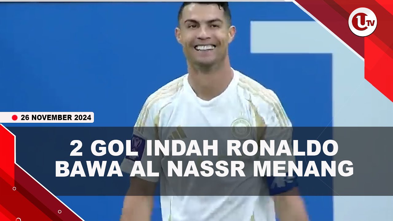 2 Gol Indah Ronaldo Bawa Al Nassr Menang