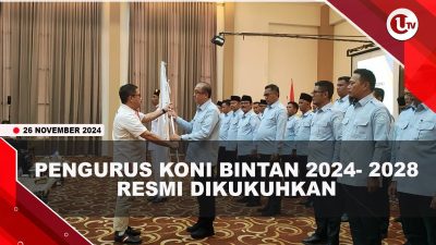 [VIDEO] Pengurus Koni Bintan 2024-2028 Resmi Dikukuhkan