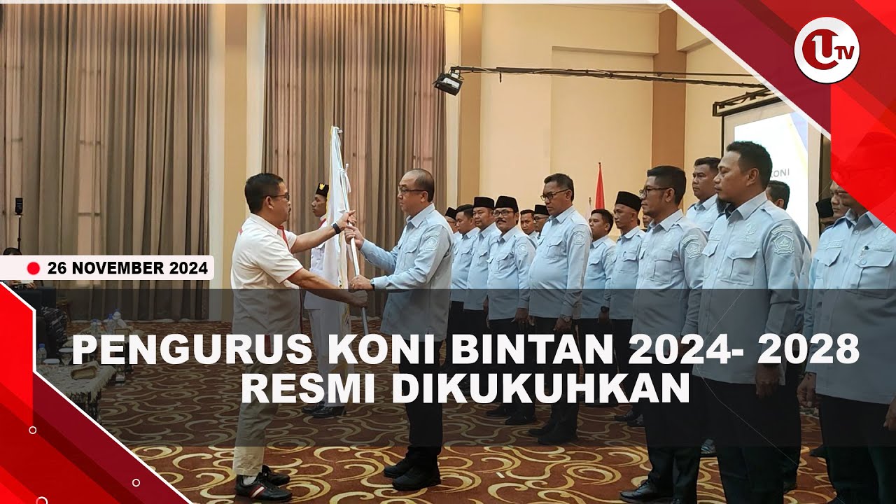 Pengurus Koni Bintan 2024-2028 Resmi Dikukuhkan