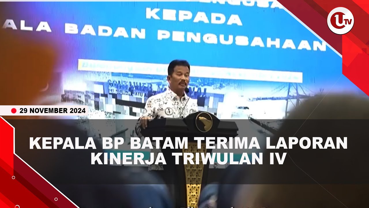 Kepala BP Batam Terima Laporan Kinerja Triwulan IV