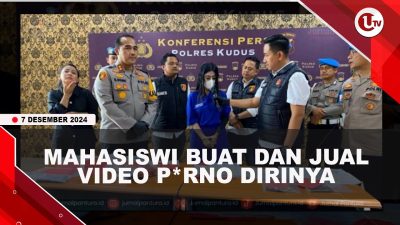 [VIDEO] Membuat dan Jual Video Asusila, Mahasiswa di Kudus Ditangkap