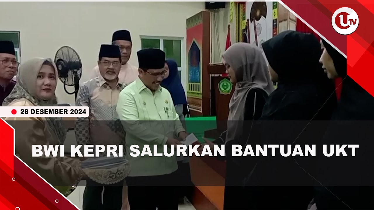 BWI Kepri Salurkan Bantuan UKT