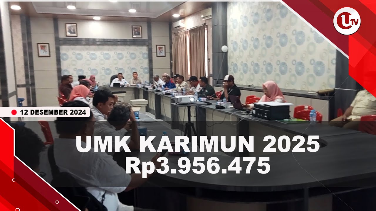 Dewan Pengupahan Karimun Sepakati UMK 202 Rp3.956.475