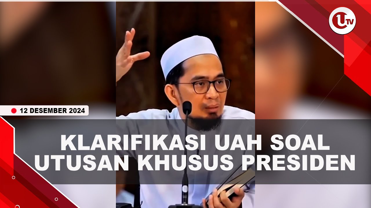 Ustaz Adi Hidayat Klarifikasi Soal Isu Jadi Utusan Khusus Presiden