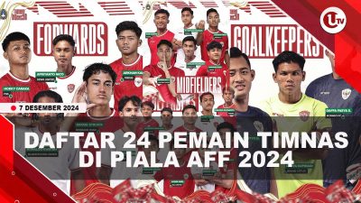[VIDEO] 24 Pemain Timnas Piala AFF 2024 Mayoritas di Bawah Usia 22 Tahun