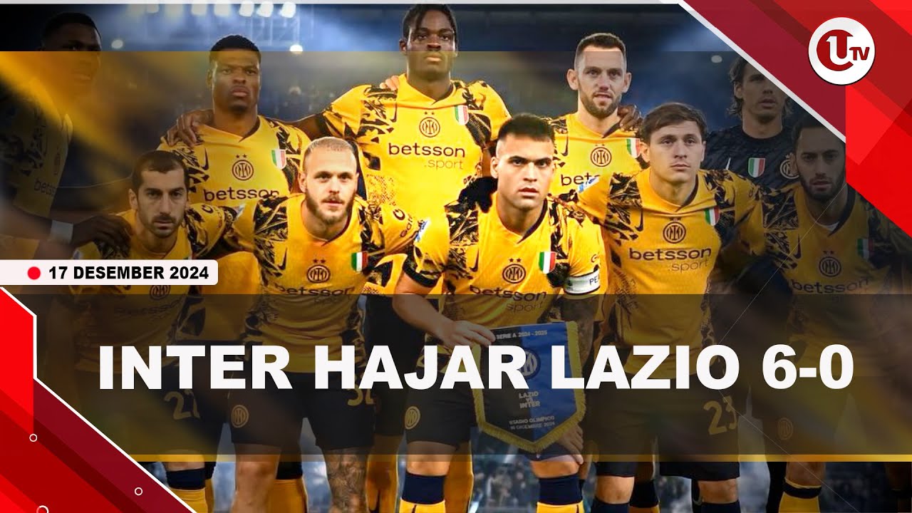 Inter Milan Pesta Gol, Hajar Lazio 6-0 di Kandang Sendiri