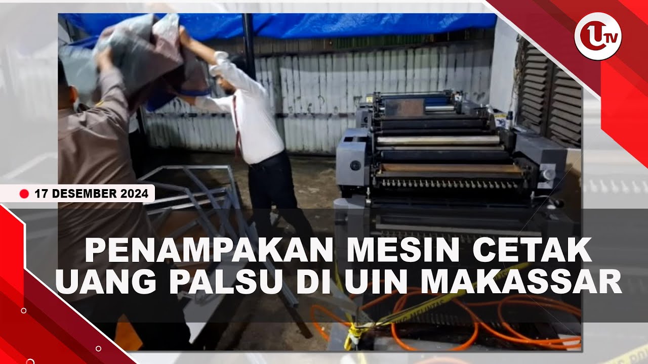 Polisi Tangkap 15 Orang Kasus Cetak Uang Palsu di UIN Makassar