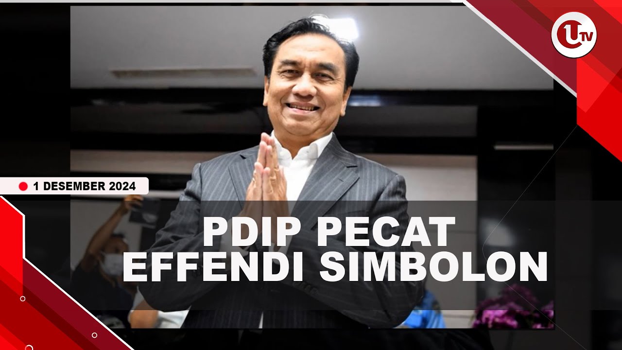 Imbas Dukung Ridwan Kamil-Siswono, PDIP Pecat Effendi Simbolon