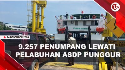 [VIDEO] 9.257 Penumpang Tinggalkan Batam Lewat Pelabuhan ASDP Telaga Punggur