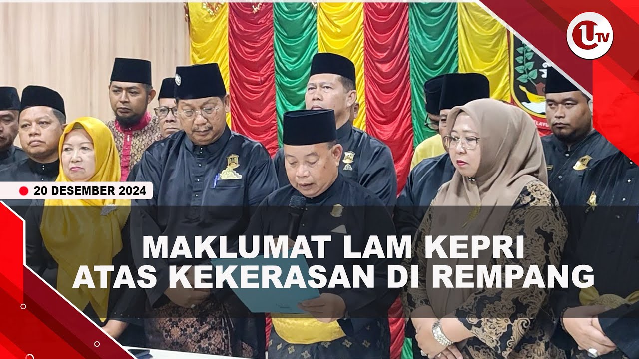LAM Kepri Kutuk Aksi Kekerasan Terhadap Warga Rempang