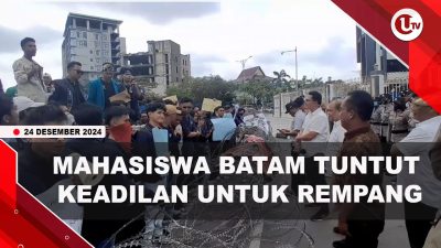 [VIDEO] Ratusan Mahasiswa Demo di BP Batam dan DPRD Batam