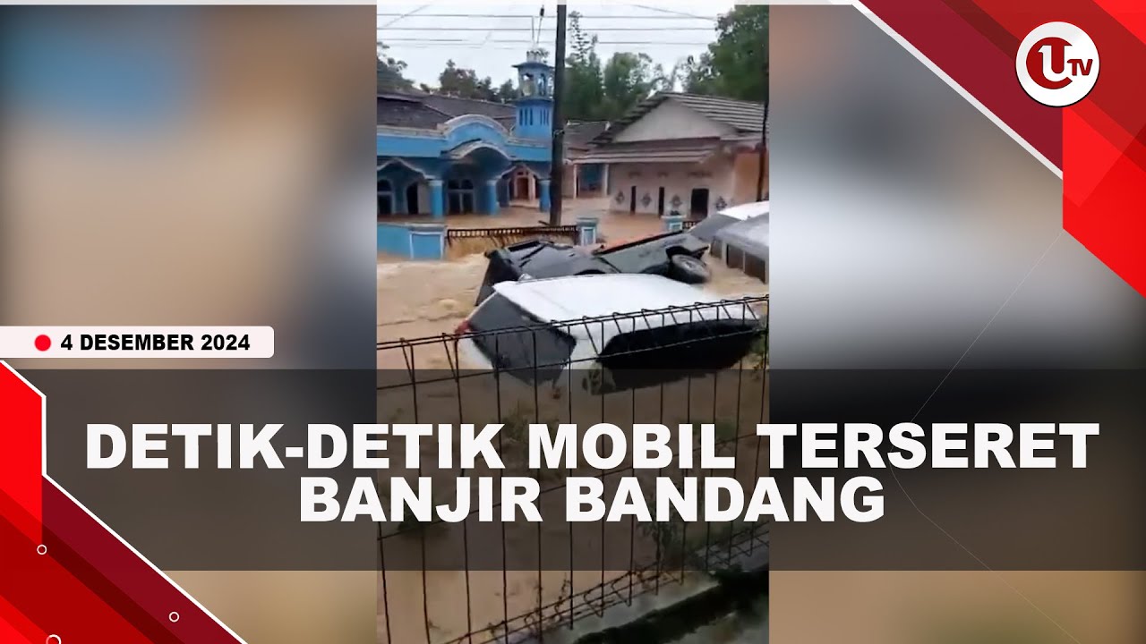 Banjir Bandang Terjang Sukabumi, Sejumlah Mobil Ikut Terseret Arus