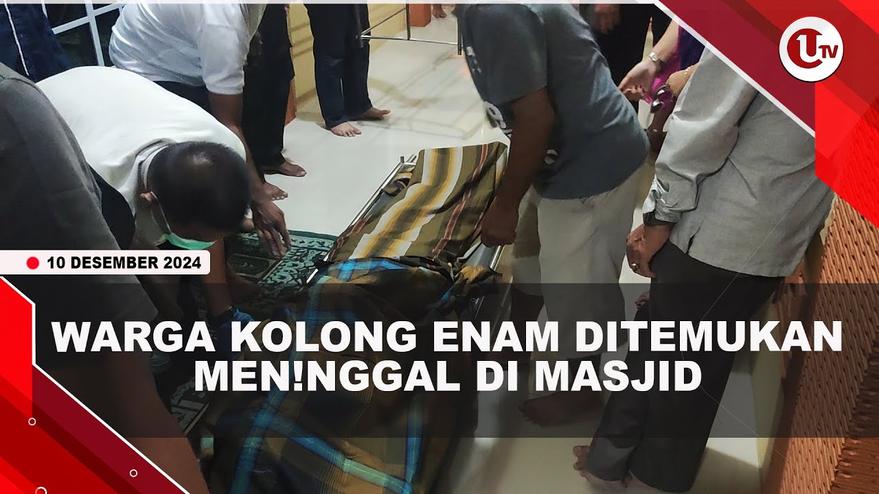 Warga Kolong Enam Ditemukan Meninggal di Masjid