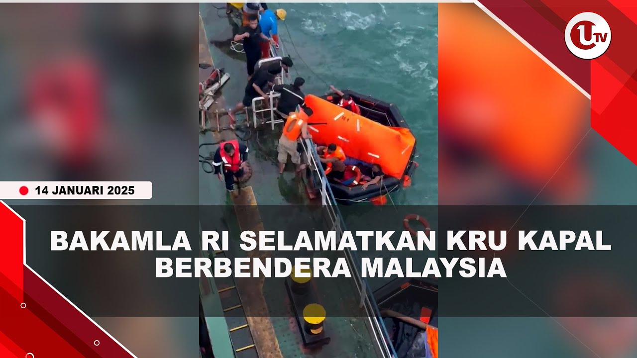 Bakamla RI Selamatkan Kru Kapal Tenggelam di Perairan Bintan