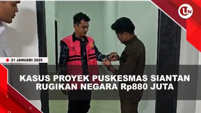 [VIDEO] Kejari Anambas Tahan Tersangka Korupsi Pembangunan Puskesmas Siantan Selatan