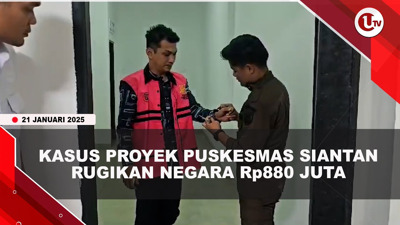 Kejari Anambas Tahan Tersangka Korupsi Pembangunan Puskesmas Siantan Selatan