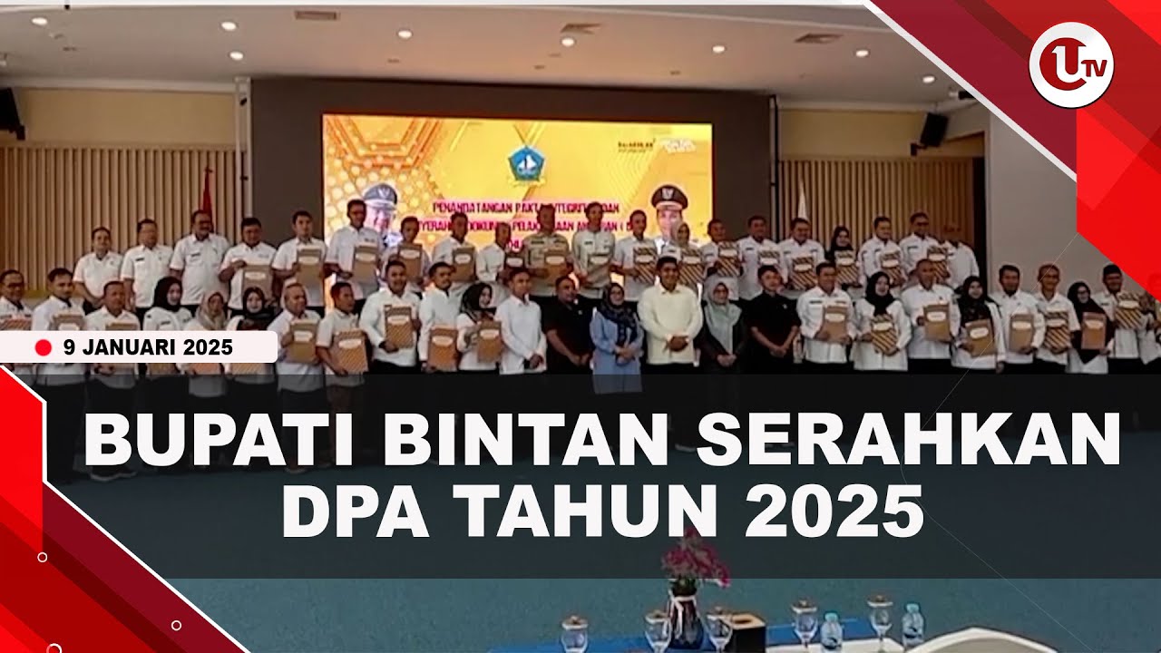 Serahkan DPA 2025, Bupati Roby Minta OPD Segera Realisasikan Kegiatan