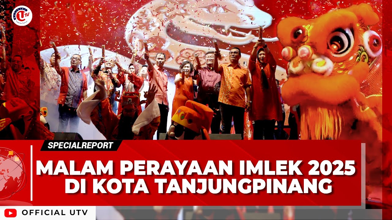 Malam Perayaan Imlek 2025 di Kota Tanjungpinang