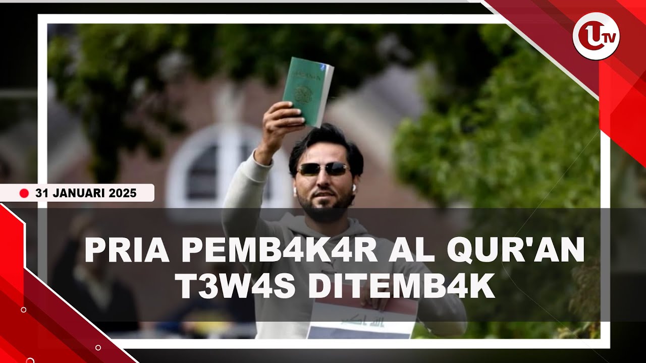 Salwan Momika Pria Pembakar Al Qur'an Tewas Ditembak