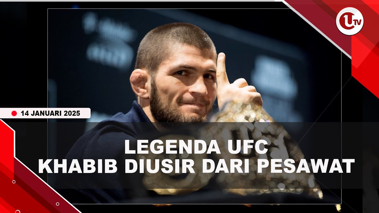 Kronologi Legenda UFC Khabib Nurmagomedov Diusir Dari Pesawat