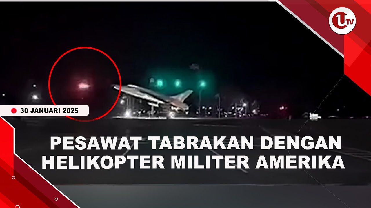 18 Orang Tewas Akibat Tabrakan Pesawat dengan Helikopter