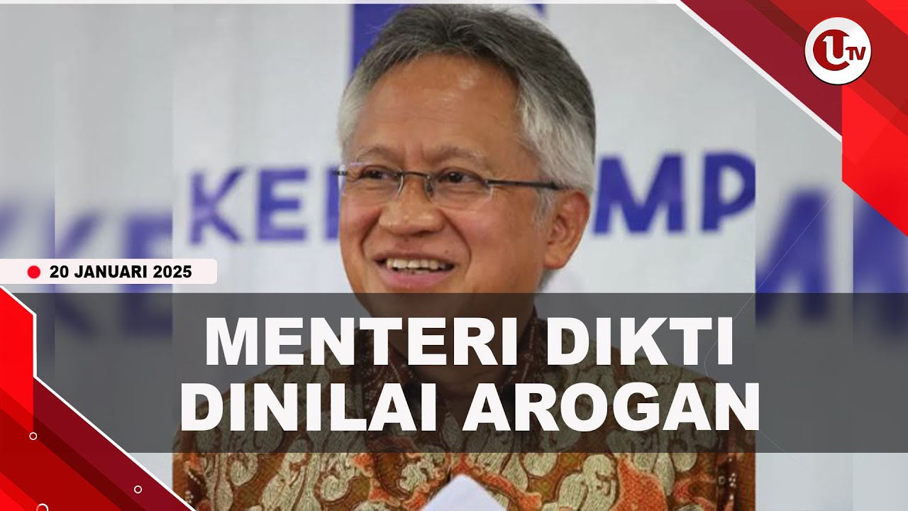 Puluhan Pegawai Demo Menteri Dikti Satryo Soemantri