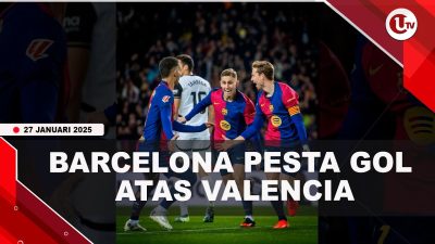 [VIDEO] Pesta Gol, Barcelona Menang 7-1 Atas Valencia