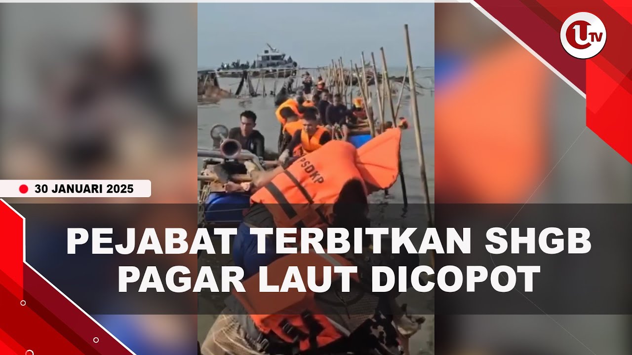 Menteri Nusron Copot 6 Pejabat Terlibat Penerbitan SHGB Pagar Laut